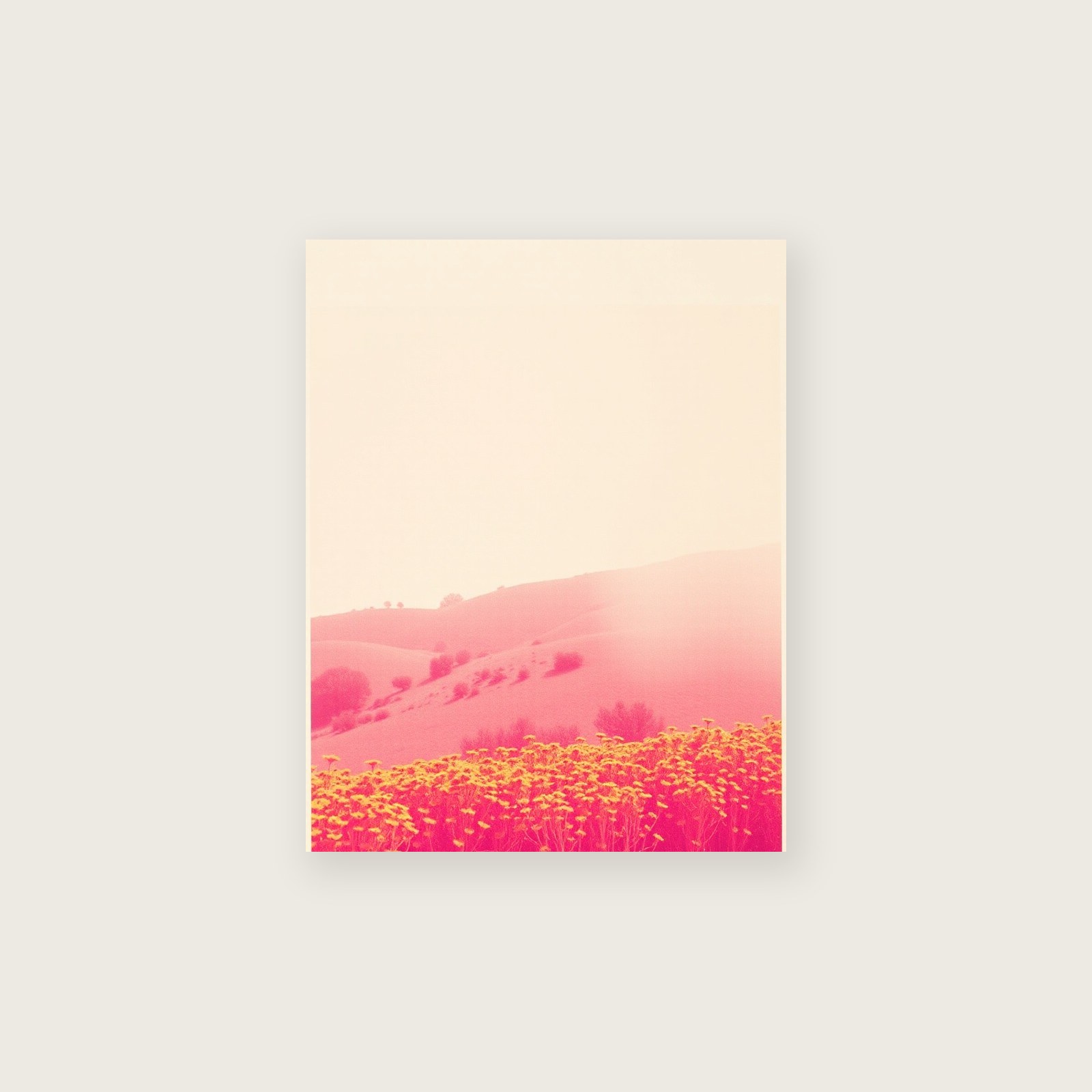 Lamprocapnos Botanical Wall Art - Framed Colourful Riso Print, unframed print